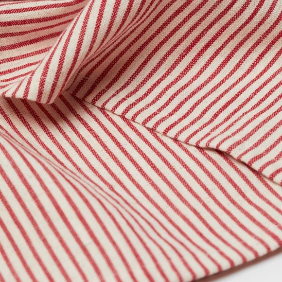 H&M 2-pack Red Striped Linen-blend Napkins - Picture 3 of 3